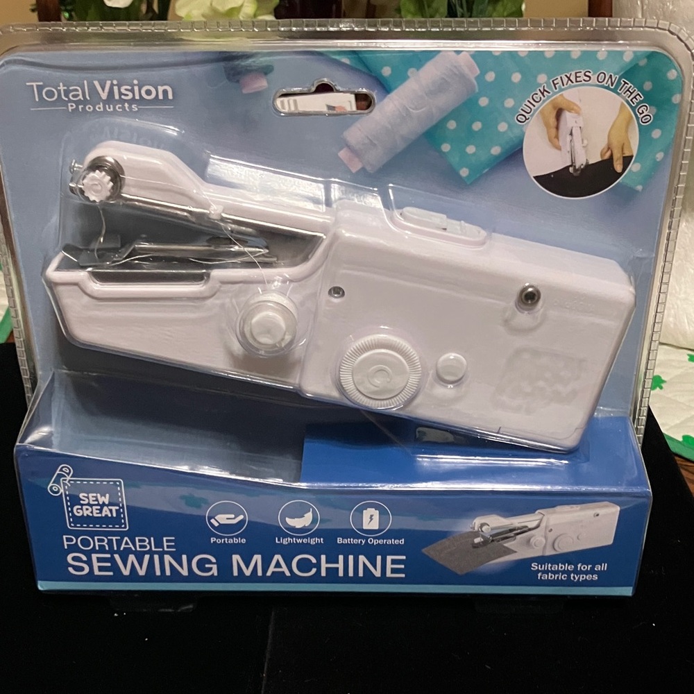Total Vision Portable Sewing Machine - White